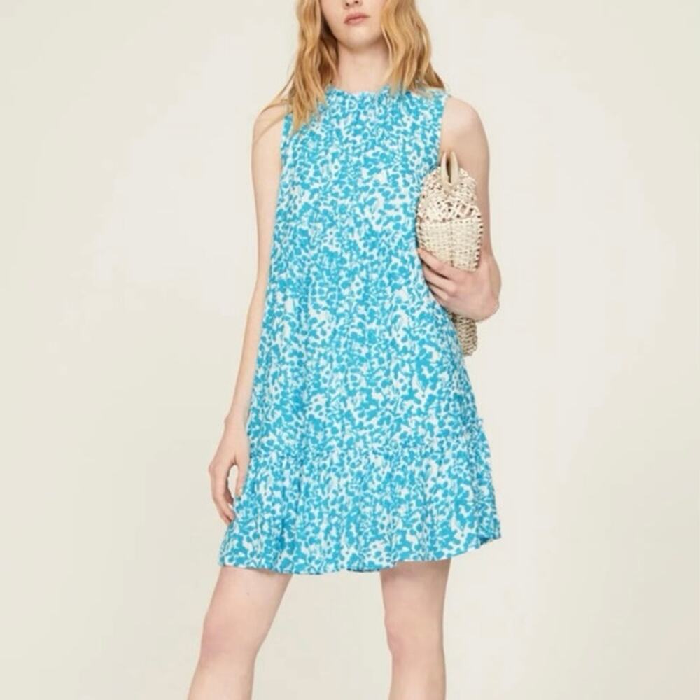 Thakoon Cinched Sleeveless blue mini Dress
Size 4